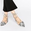 ASOS LOCKET Lace Up Pointed Ballet Flats €30.98