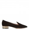 Nicholas Kirkwood Casati Pearl-Heeled Suede Loafers (£435)