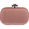 BOTTEGA VENETA Printed intrecciato leather box clutch £1,450.00