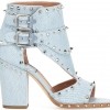 Laurence Dacade Deric Studded Denim Sandal (HRK 7,534.40)