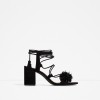 ZARA HIGH HEEL LEATHER LACE-UP SANDALS   399.90 Kn