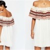 ASOS Aztec Trim Off Shoulder Sundress €49.29