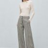 Mango Linen-Blend Palazzo Trousers (£90)