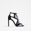 ZARA CONTRAST WRAPAROUND HIGH HEEL SANDALS  399.90 Kn