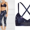 LIVE THE PROCESS + Moon Juice printed V wrap-effect stretch-Supplex® sports bra £90