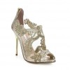 Oscar de la Renta embroidered peep-toe sandals $1,190