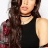 ASOS Velvet and Cross Charm Multirow Choker Necklace €11.27