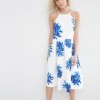 ASOS Full Midi Dress in Bright Floral Print €63.38