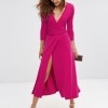 ASOS Wrap Maxi Dress in Jersey Crepe €53.52