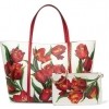 DOLCE &amp;amp; GABBANA Dauphine floral-print textured-leather tote £1,300