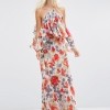 ASOS Beautiful Floral Ruffle Front Cold Shoulder Maxi Dress £68.00