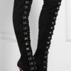 CHRISTIAN LOUBOUTIN Top Croche 120 suede over-the-knee boots £1,695