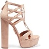 Aquazzura Beverly Hills suede platform suede sandal