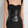 ALAÏA Vienne laser-cut leather waist belt £1,420