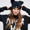 ASOS HALLOWEEN Cat Beanie With Glow In The Dark Whiskers £10.00