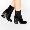 ASOS ENDORIA Embellished Heel Ankle Boots £50.00