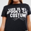ASOS PETITE Halloween This is My Spooky Cat Cropped T-Shirt £12.00