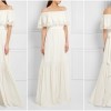 TEMPERLEY LONDON Felicity off-the-shoulder lace-trimmed silk crepe de chine gown £1,995