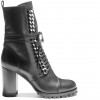 Casadei City Rock lace-up biker boot