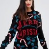 Club L Candy Cane Merry Christmas Jumper £18.00