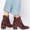 ALDO Sully Floral Block Heeled Ankle boots £100.00