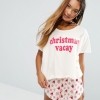 ASOS Christmas Vacay Tee &amp;amp; Short Pyjama Set £14.00