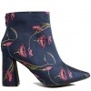 Daisy Street Floral Heeled Ankle Boots $53.00