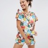 ASOS Smiley Christmas Tee &amp;amp; Short Pyjama Set £15.00