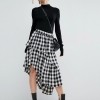 ASOS Deconstructed Midi Skirt in Gingham £32.00