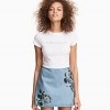 H&amp;amp;M Loves Coachella Embroidered Denim Skirt $34.99