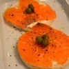 Crostini s dimljenim lososom