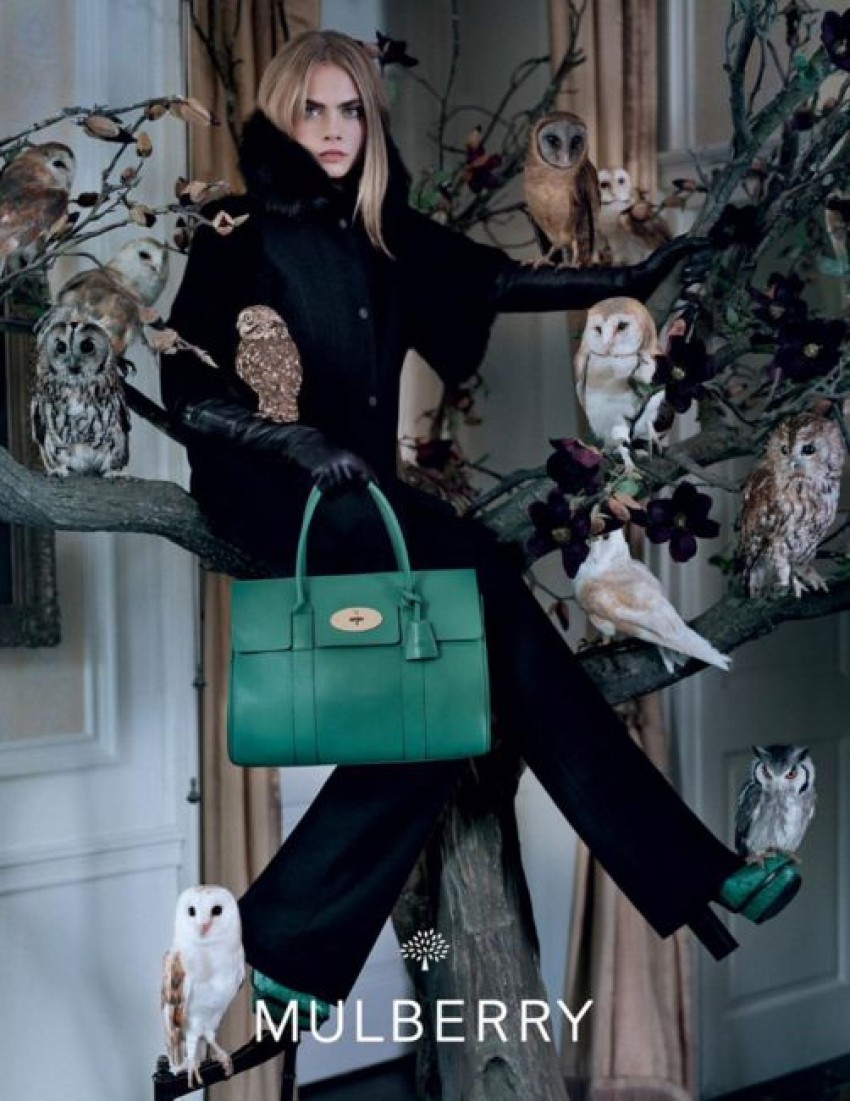 Cara Delevingne za Mulberry