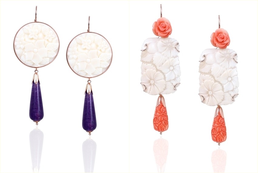 Srebrne naušnice Zlatarne Zaks, nakit za Valentinovo