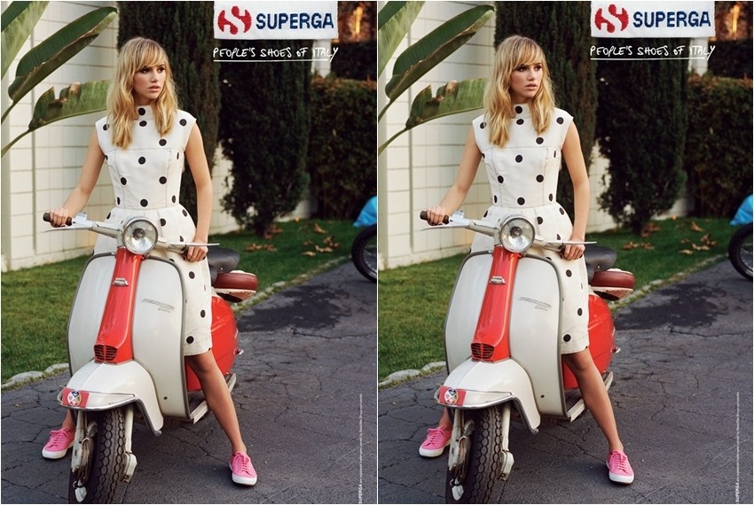 Suki Waterhouse novo je zaštitno lice Superga tenisica