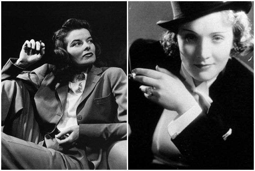 Katherine Hepburn i Marlene Dietrich