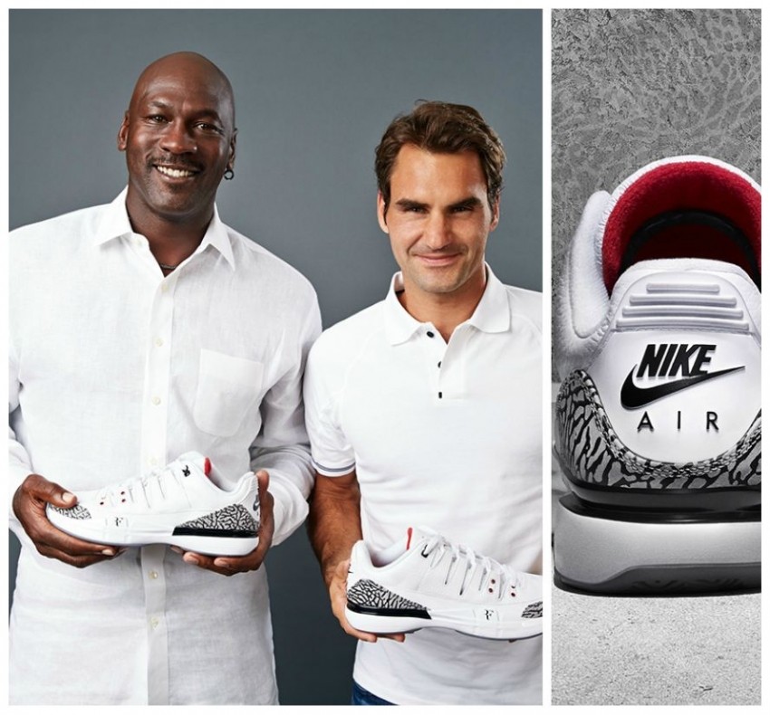 Michael Jordan i Roger Federer za Nike