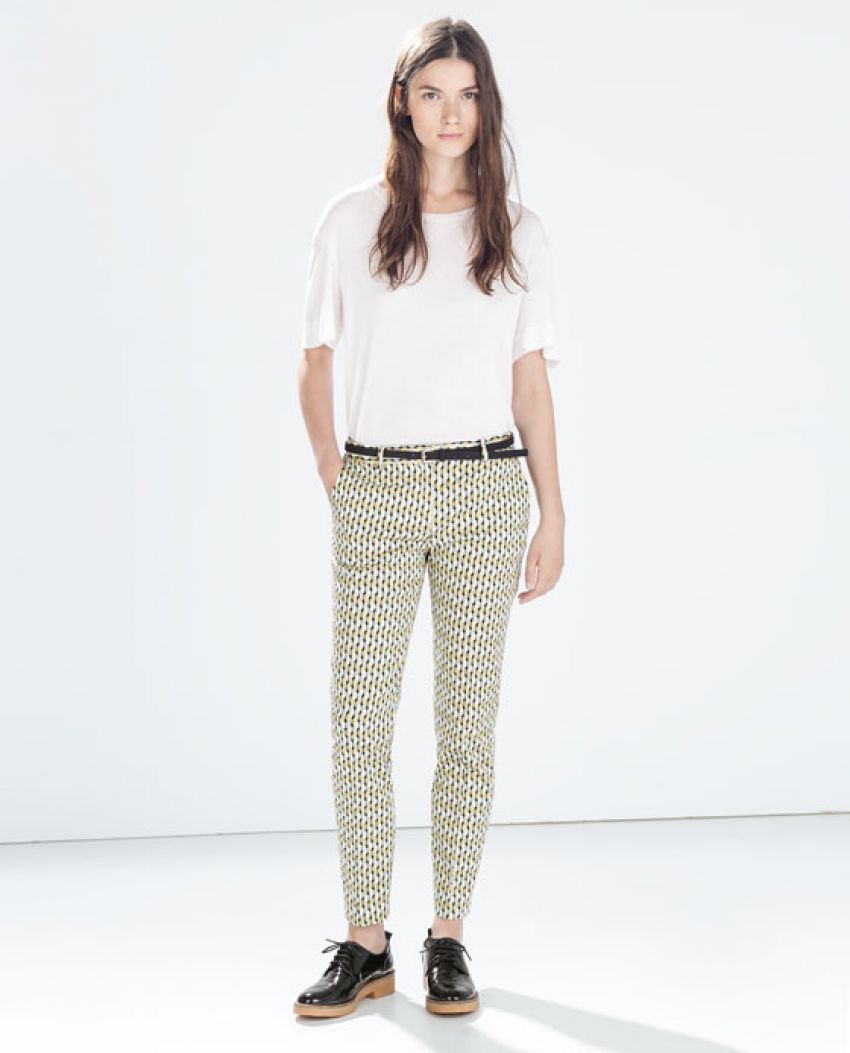 Zara Printed Trousers