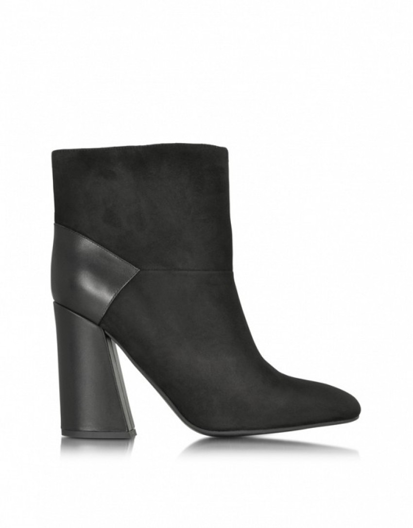 See By Chloe Suede And Leather Ankle Boots ($440)