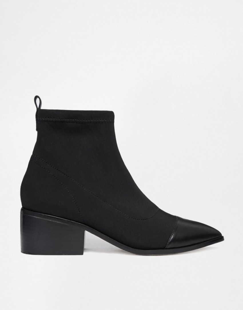 ASOS Razorblade Stretch Ankle Boots