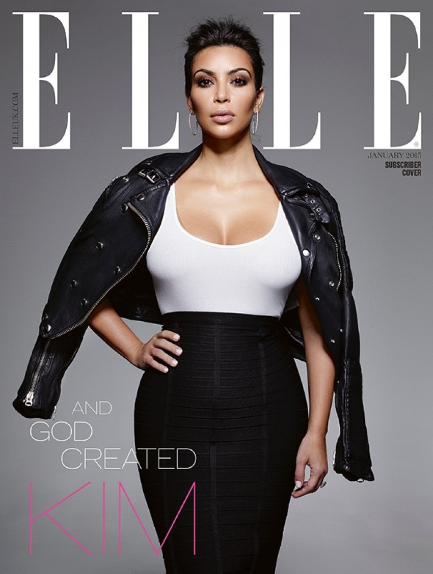 Kim Kardashian za Elle UK