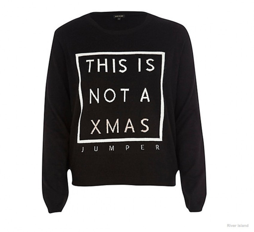 River Island This is Not a XMas Jumper ($60.00)
