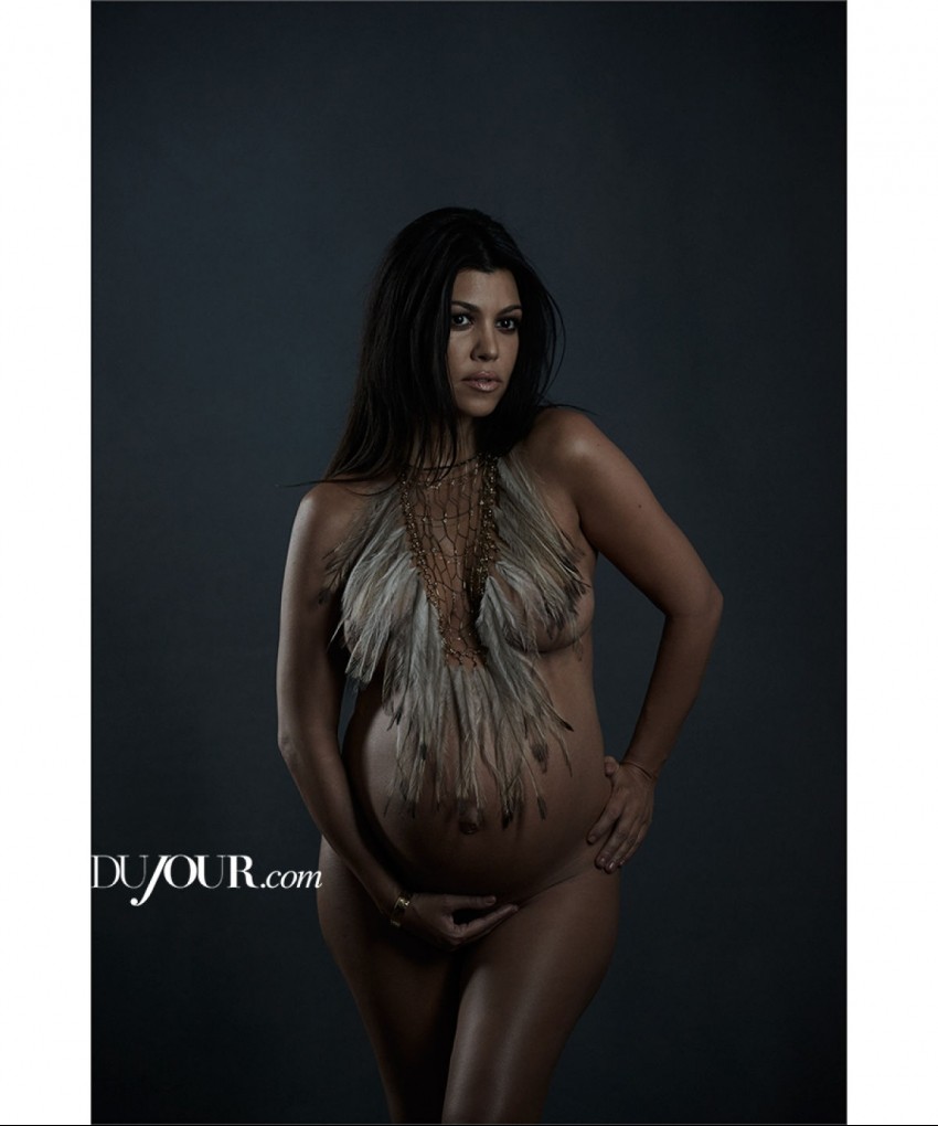 Kourtney Kardashian, DuJour,