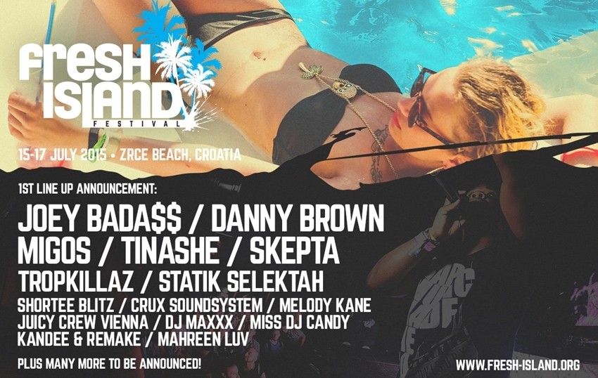 Objavljeni prvi izvođači Fresh Island Festivala 2015: Među njima Tinashe, Joey Bada$$ i Migosi