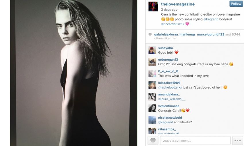 Cara Delevingne od sada sudjeluje u stvaranju časopisa LOVE