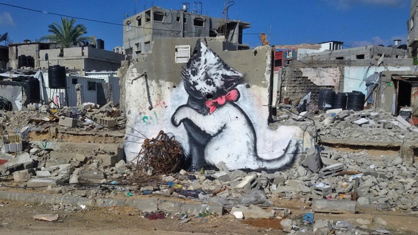 Banksy napravio mini dokumentarac u Gazi i tri nova street arta