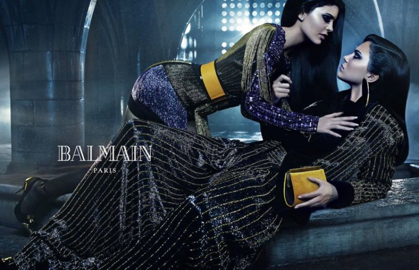 Kendall i Kylie Jenner za Balmain jesen/zima 2015