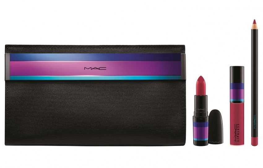 MAC set za usne RED