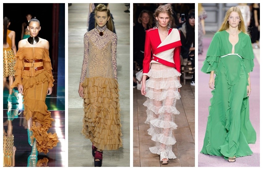 Balmain, Dries Van Noten, Alexander McQueen, Giambattista Valli