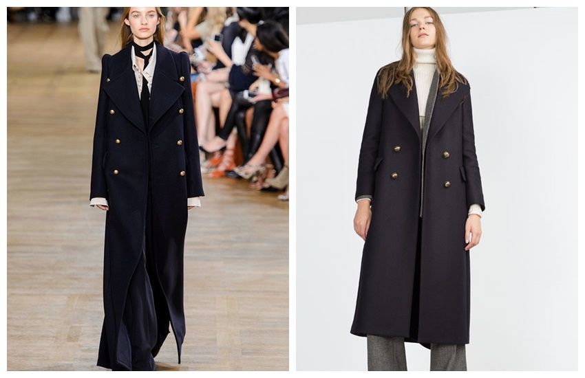 Chloe Runway / Zara Extra Long Coat