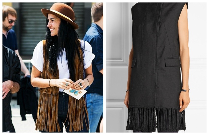 3.1 PHILLIP LIM Fringed wool vest